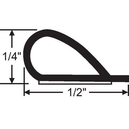 Strybuc 17ft Silicone Adhesive Back 63-374W-17